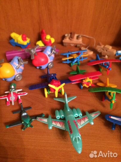 Киндер 90-е Транспорт самолёт сборки 100шт