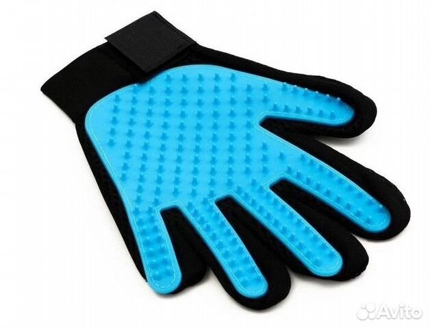 Перчатка-щетка True Touch для вычесывания шерсти