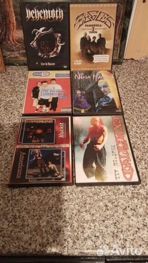 DVD видео концерты популярных групп