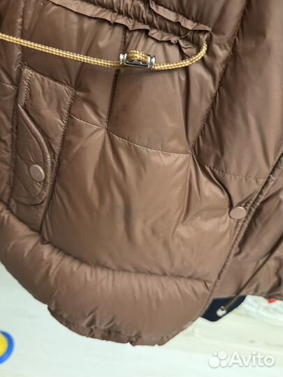 Пуховик женский с норкой