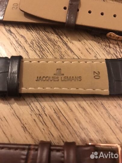 Кожаный ремень для часов