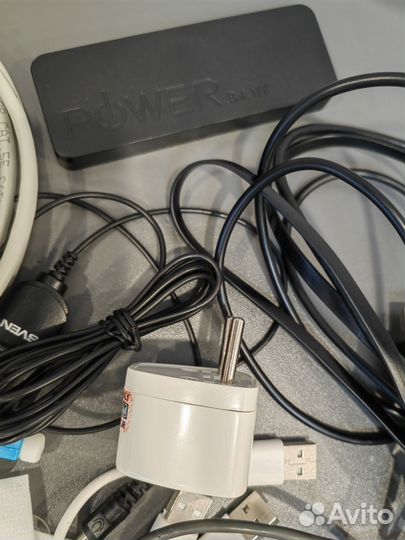 Powerbank, кабели mini USB, удлинители, пачкорды
