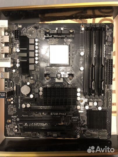 Комплект rx 570 4gb + fx8320e + 8gb HyperX