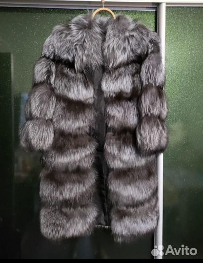 Шуба женская из песца
