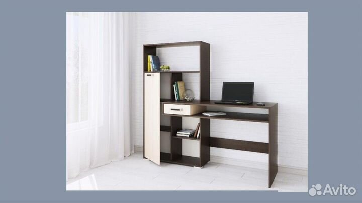 Компьютерный стол Квартет 8 венге