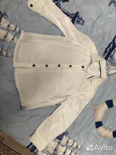 Рубашка белая для мальчика