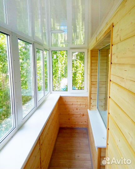 Алюминиевое и пластиковое остеклениеОкна Двери