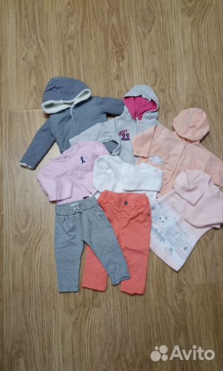Детская одежда для девочек 62 68 74 пакетом
