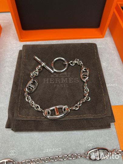 Hermes браслет, колье 120,160