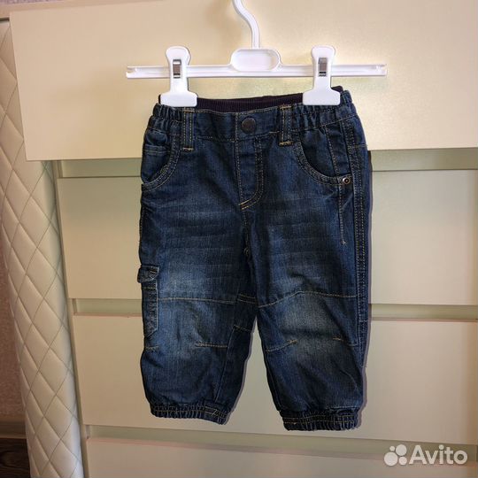 Рубашка и джинсы 6-9 мес