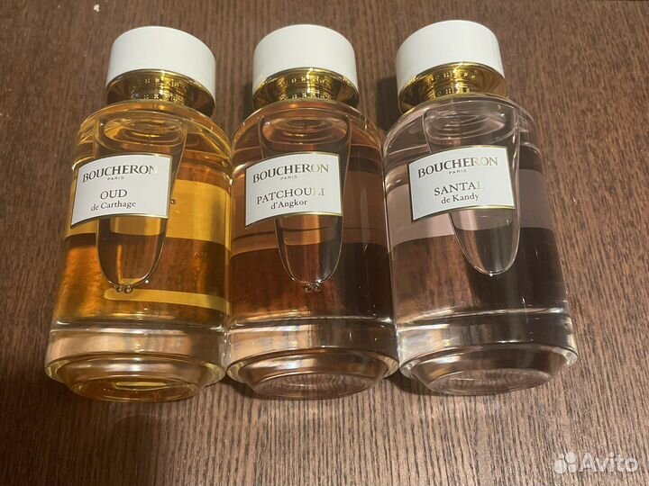 Boucheron oud de carthage,patchouli,santal 125ml