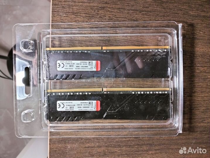 Оперативная память HyperX fury ddr4 16gb 3600