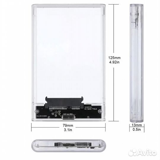 Кейс (корпус) для HDD и SSD USB 3.0