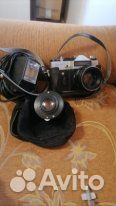 Фотоаппарат zenit со вспышкой