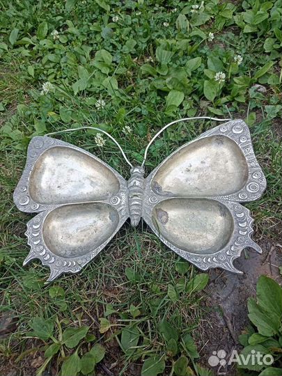 Менажница большая(бабочка) винтаж
