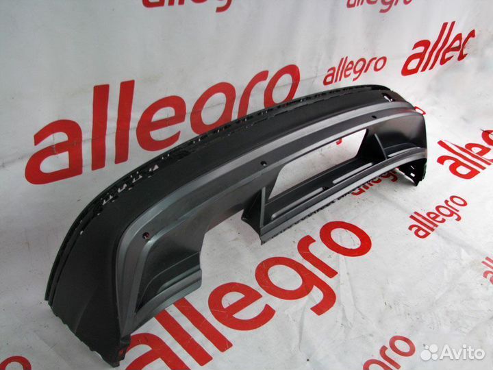 VW Tiguan 2 спойлер юбка бампера заднего 2016+