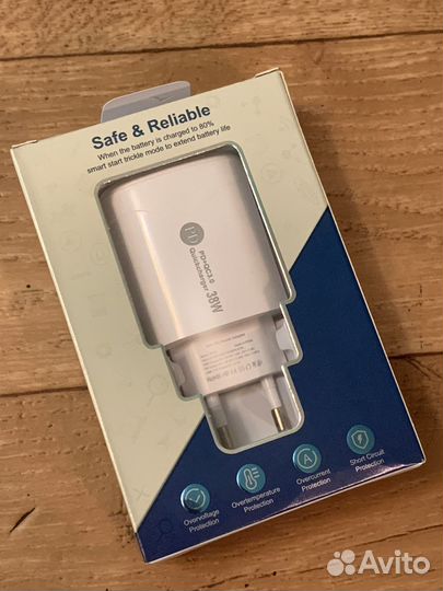 Быстрая зарядка для iPhone Android 38W