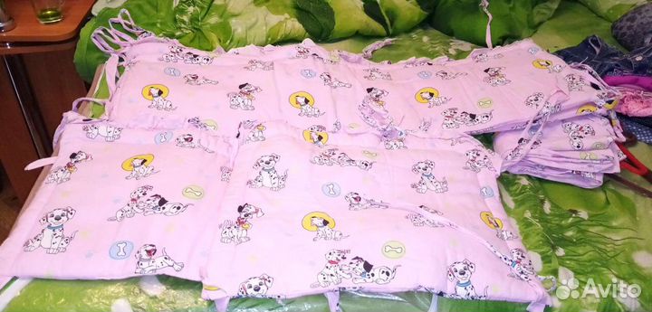 Бортики в детскую кроватку