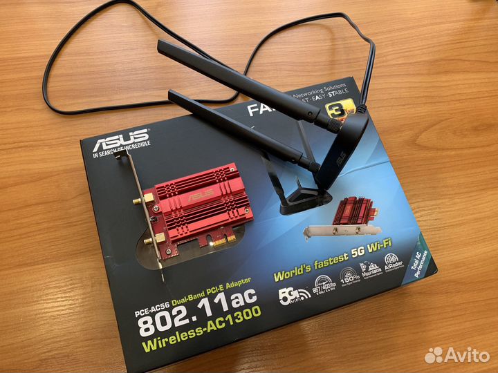 Wi-fi адаптер Asus pce-ac56