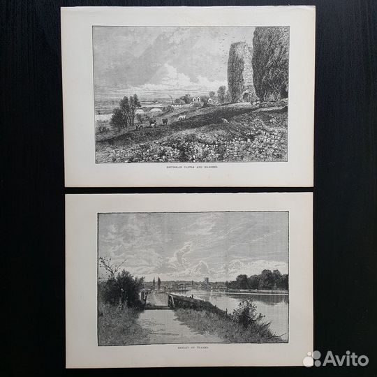 Старинные иллюстрации XIX века Англия