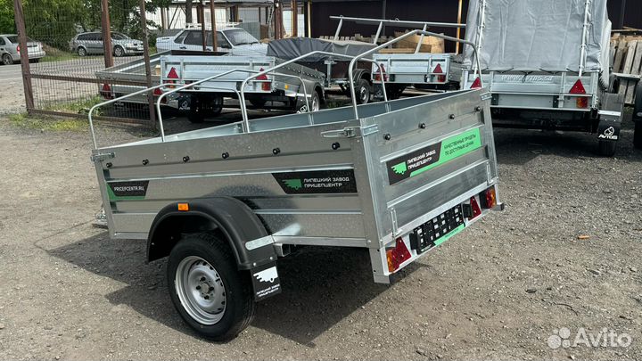 Легковой оцинкованный прицеп 2 на 1.3 борт 0.5 м
