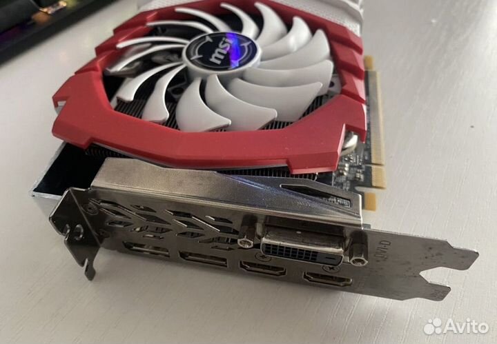 Msi rx 580 8 gb gaming X White кастом