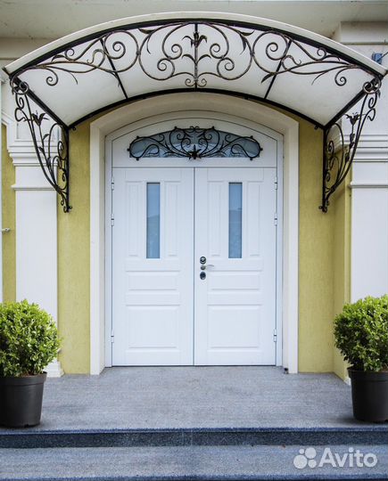 Арочная стальная дверь с терморазрывом