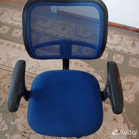 Компьютерное кресло Бюрократ CH-799axsn синее