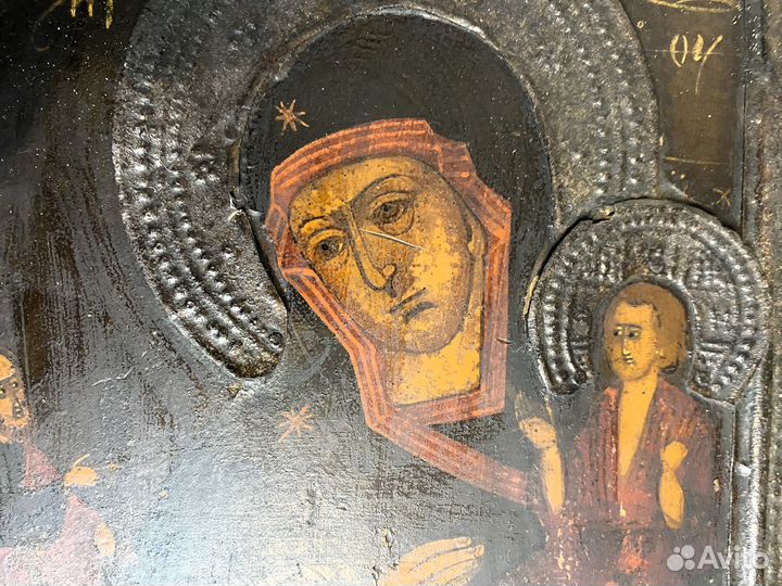 Икона Нечаянная Радость пресвятой Богородицы 19 ве