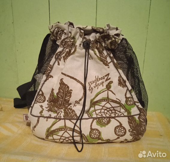 Рюкзак - переноска тканевая