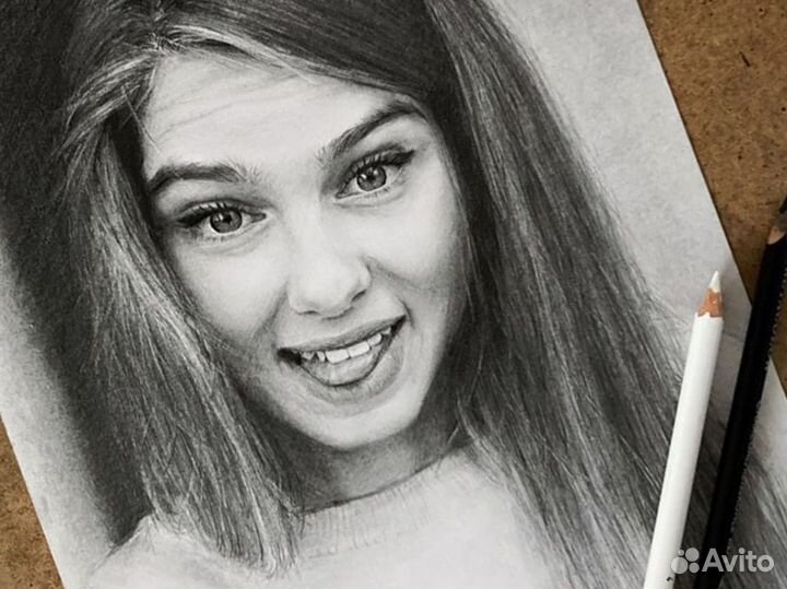 Портрет по фото на заказ, роспись стен