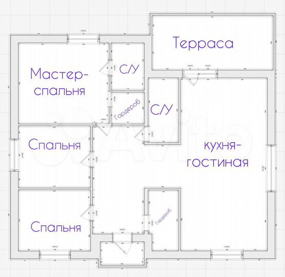 Дом 109,9 м² на участке 14 сот.