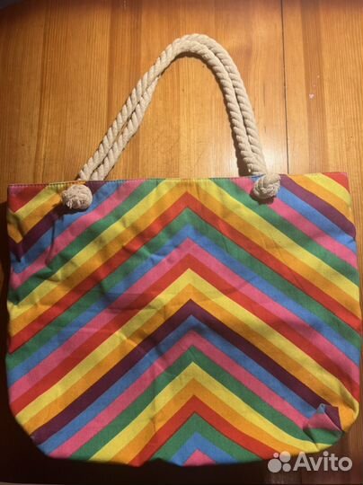 Радужная сумка новая