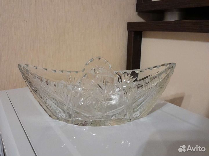 Ваза хрусталь,ссср