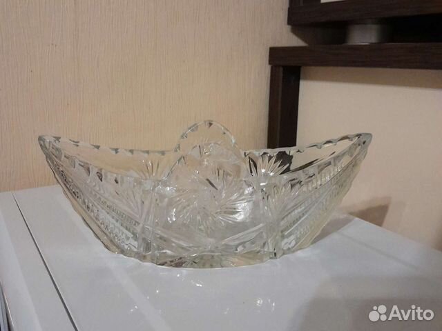 Ваза хрусталь,ссср