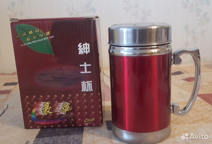 Магнитная кружка-термос, торг