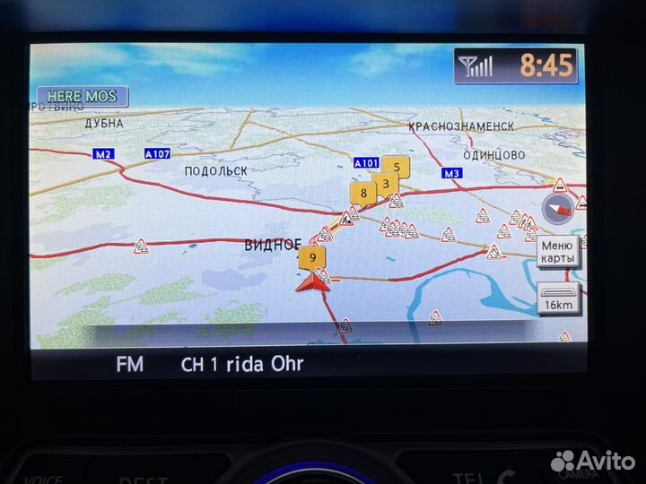 Обновление карт навигации для Infiniti Nissan