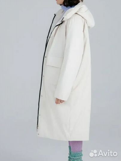 Пуховик зимний длинный женский новый