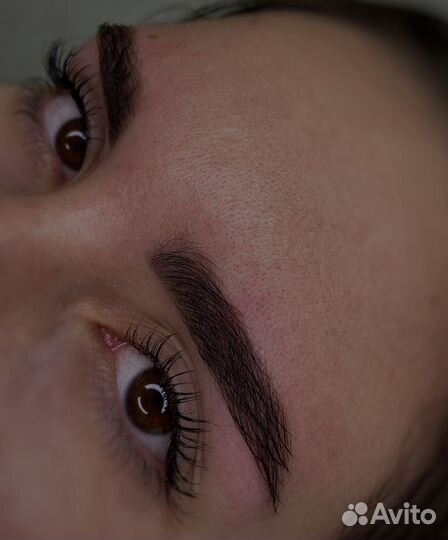 Наращивание и ламинирование ресниц, брови