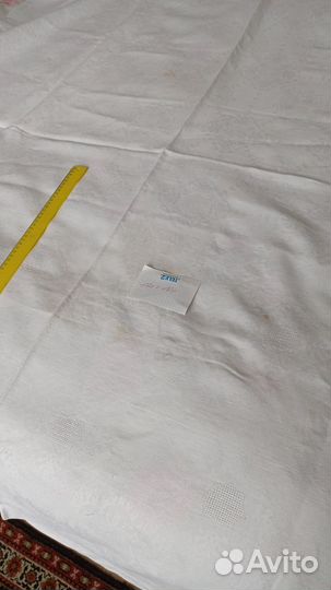 Скатерти советские льняные