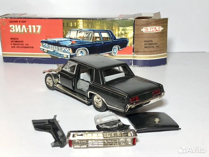 Модель + коробка ЗИЛ 117 СССР 1993 год