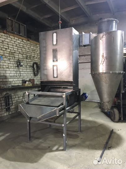 Охладитель гранул. Колонна охлаждения гранул