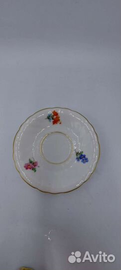 Антикварная кофейная пара Hutschenreuther Германия