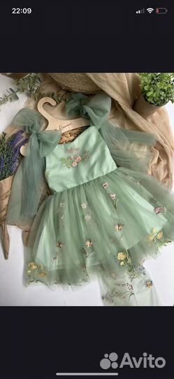 Платье для девочки 86-92