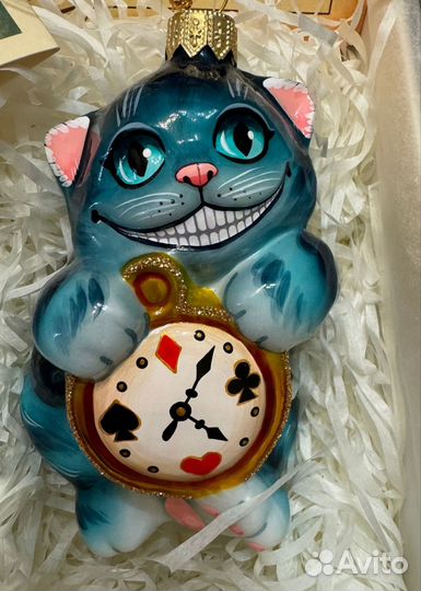 Елочная игрушка Ариель Чеширский кот