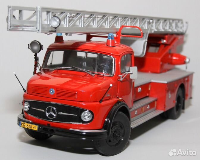 Мерседес Mercedes L322 1966 Пожарный Schuco 1 18
