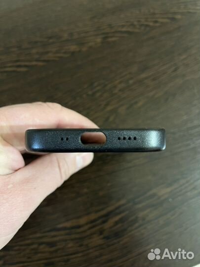 Чехол на iPhone 12 mini кожаный