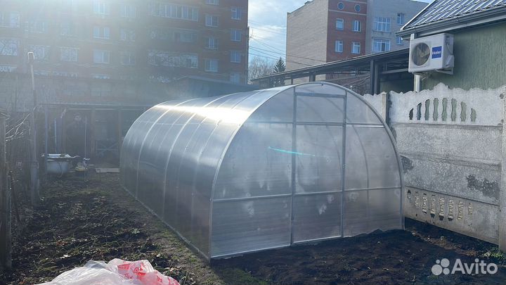 Теплица из поликорбаната 3*4 3*6 3*8
