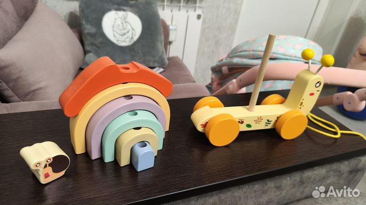 Развивающие деревянные игрушки