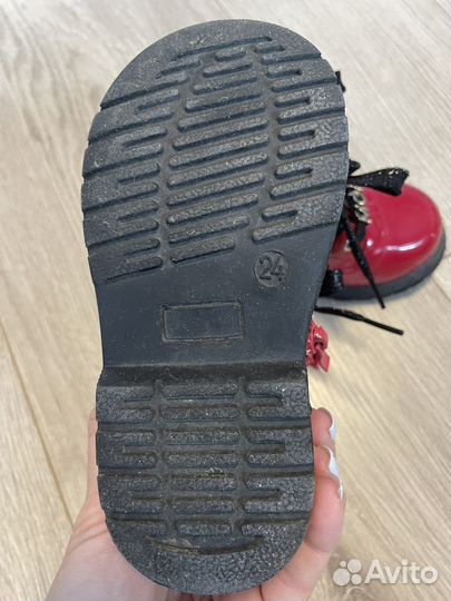 Ботинки детские 24 р осень весна